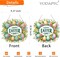 Easter Diamond Art Hanging Kit – DIY Double-Sided Special-Shaped Crystal Window Pendant Ornament (Happy Easter Wreath)